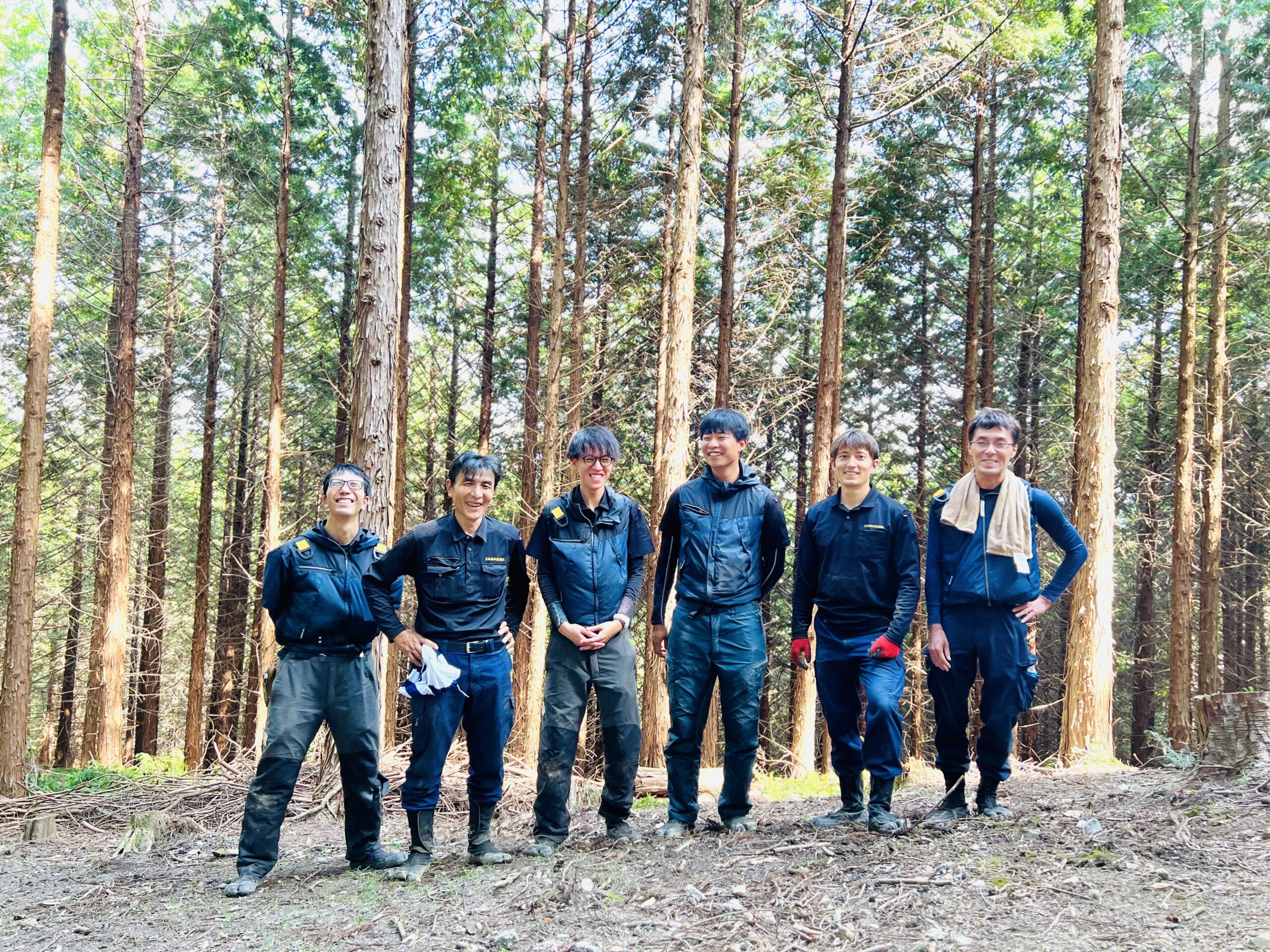 京都森林整備隊のスタッフ